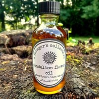 dandelion flower infused oil - herbal skin serum