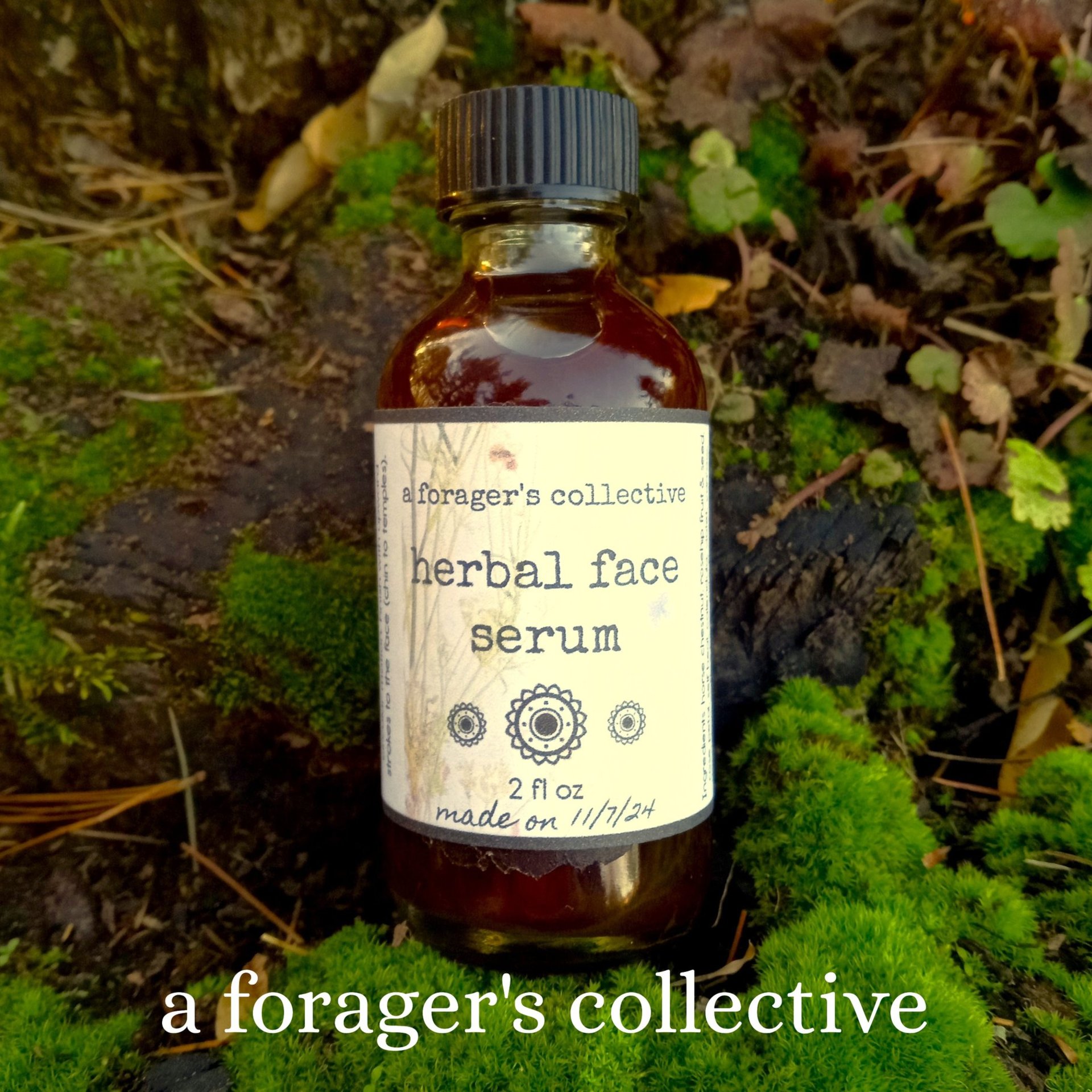 herbal face serum - healthy skin infusion blend