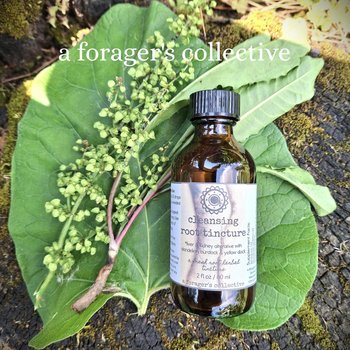 cleansing root tincture - yellow dock burdock dandelion